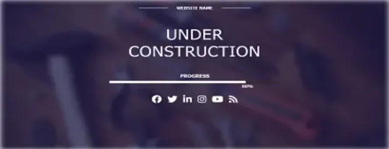 site web en construction 